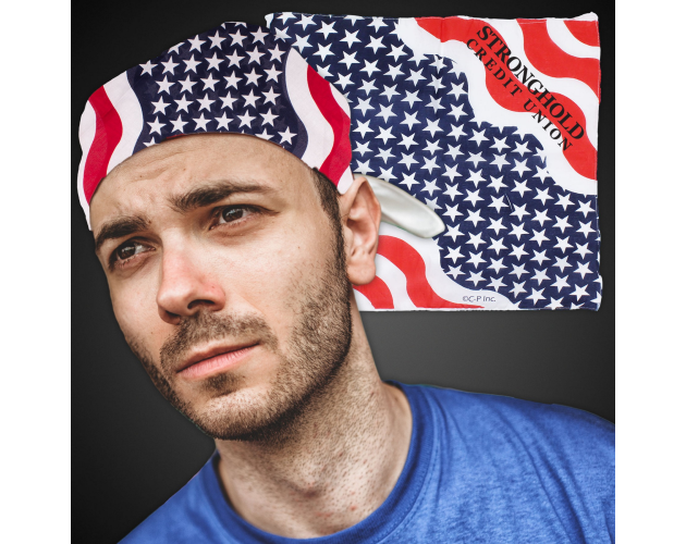 American Flag Bandanas