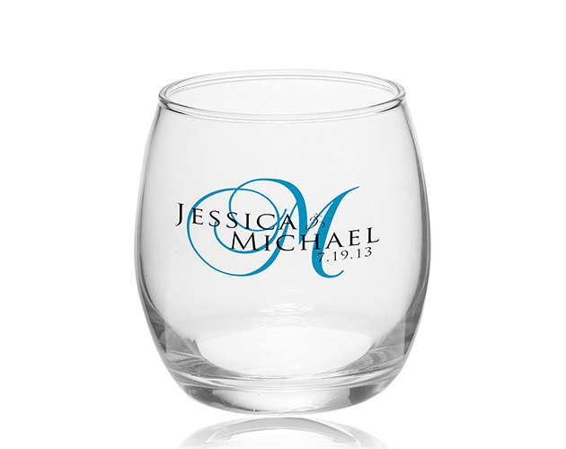11.5 Oz. Mikonos Clear Stemless Wine Glasses