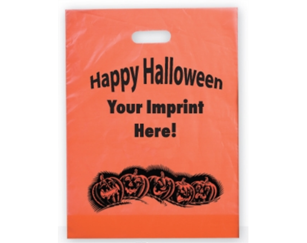 Pumpkin Row Orange Frosted Die Cut • 12" x 15" x 3"