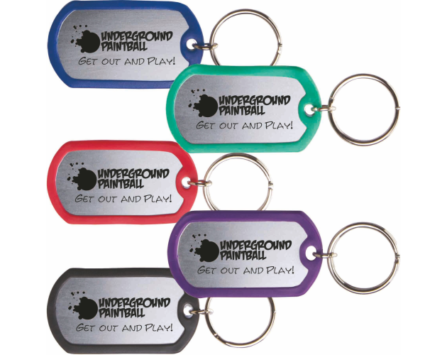 Dog Tag Keytag