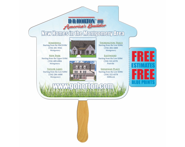 House Coupon Hand Fan