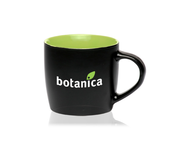 9 Oz. Two Tone Ceramic Coffee Mugs