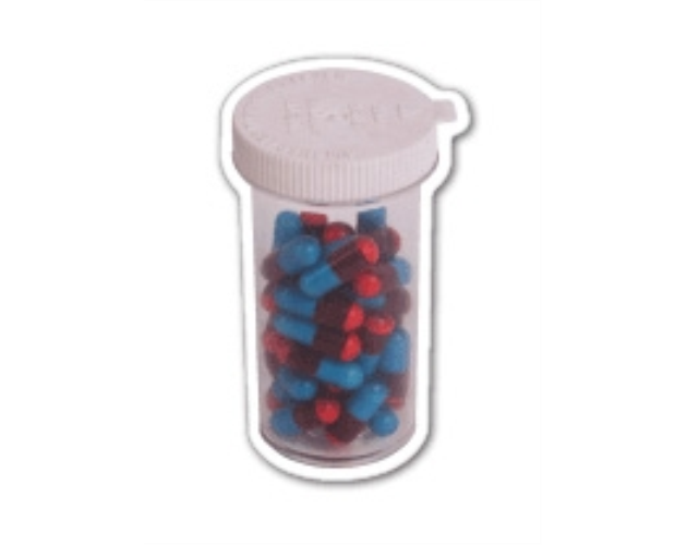 Pill Bottle - Magnet 2.97 Sq. In. & 15 MM Thick
