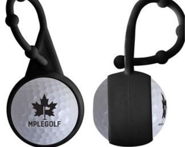 Silicone Carabiner Golf Ball Lip Balm