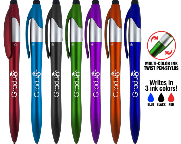 Easton 4 in 1 stylus twist pen