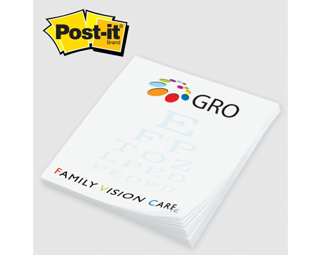 Custom Printed Post-it® Notes (2 3/4"x3") 25 Sheets/ 4 Color