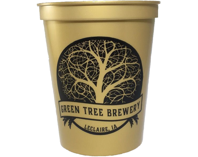 16 Oz. Smooth Stadium Cup (Screen Printed)