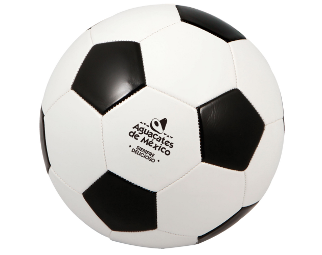 Regulation Size Black & White Soccer Ball