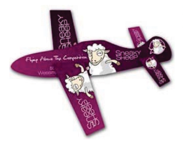 UV Coated Paper Airplane Glider