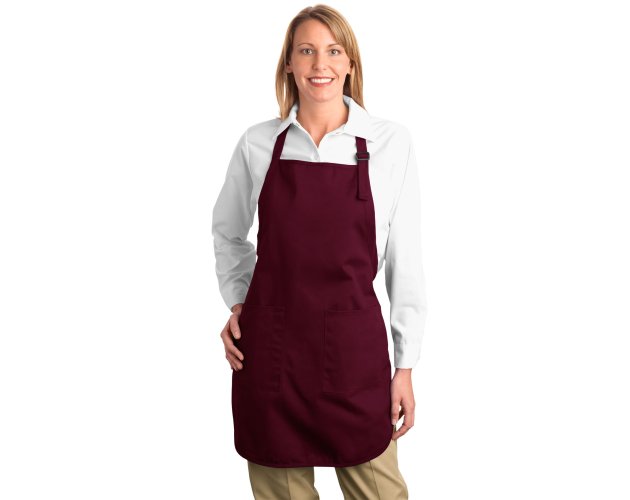 Port Authority® Full Length Apron w/ Pouch Pocket