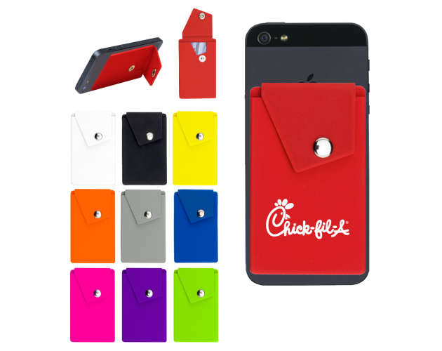 Silicone Phone Pocket With Stand