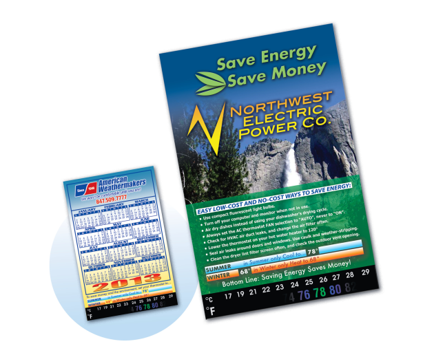 Eco Thermo-Strip® Magnet/ Large Rectangle w/ VibraColor®