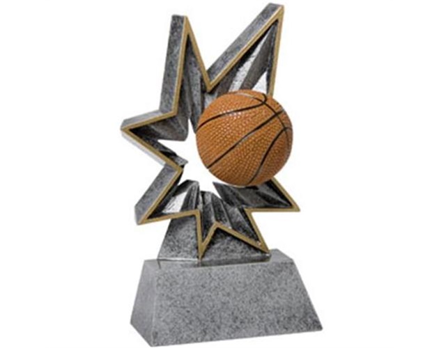 Basketball Bobble Sport Resin - 6"