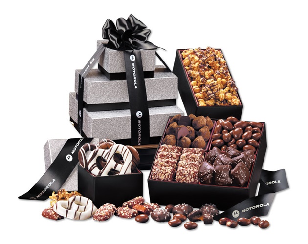 Silver & Black Tower of Sweets