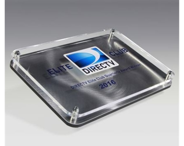 Spirit Floating Awards - Laser Engraved - (7" x 5" x 11/18")