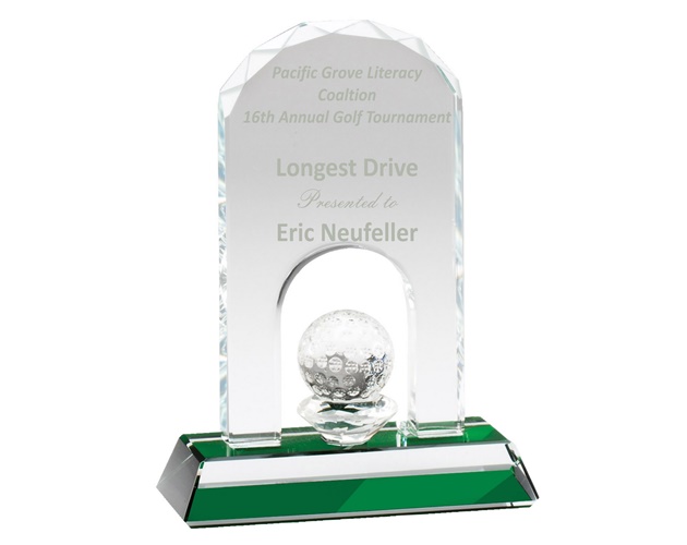 5 1/4" Crystal Golf Awards