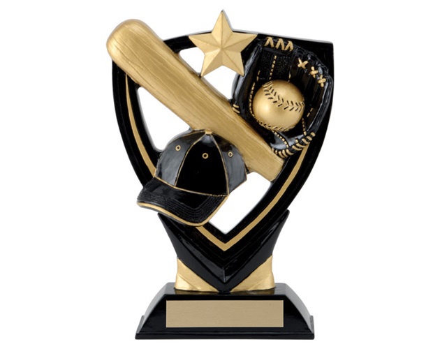 6.5 Apex Shield Baseball Trophy
