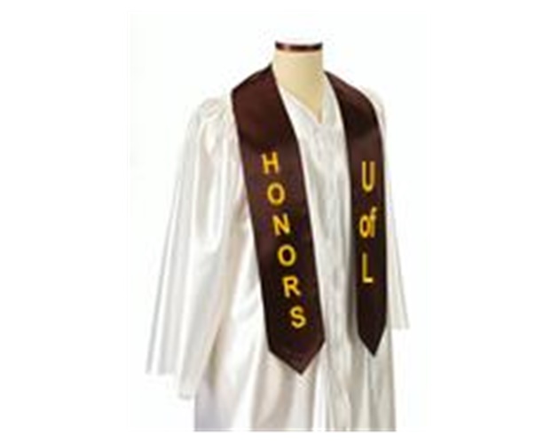 Custom 60" Graduation Sash - Maroon Red
