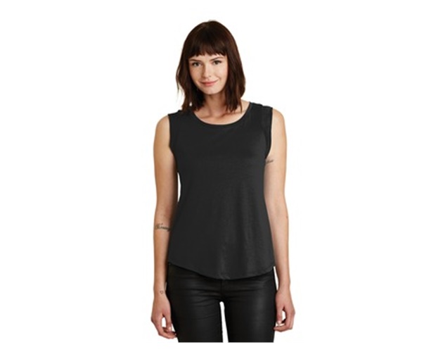 Alternative® Cap Sleeve Satin Jersey Crew T-Shirt