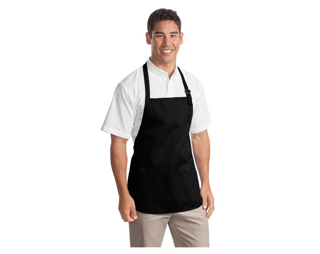 Port Authority® Medium Length Apron w/ Pouch Pocket