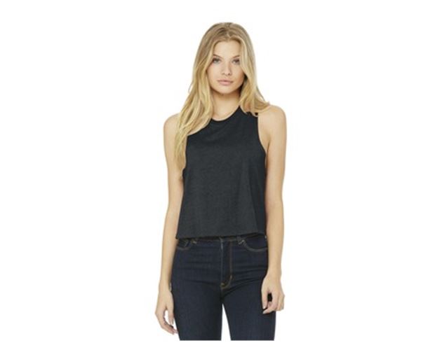 Bella+Canvas® Women's Racerback Cropped Tank Top