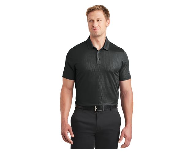 Nike Golf Dri-FIT Embossed Tri-Blade Polo Shirt