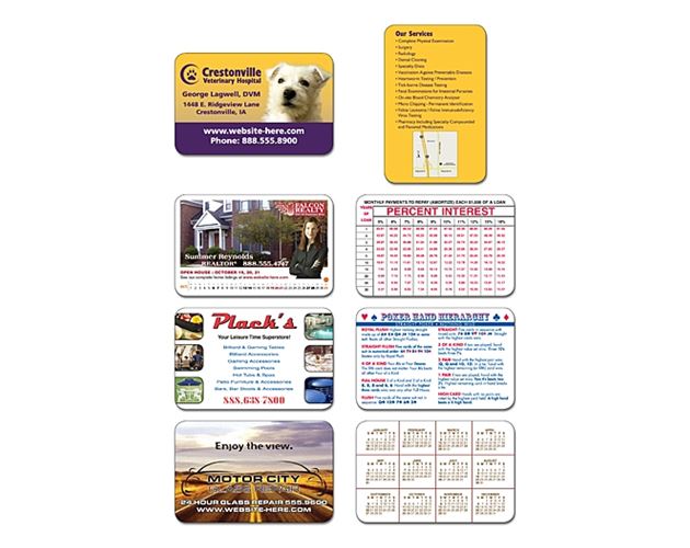 14 Point Laminated Football Schedule Wallet Card (3.5"x2.25")