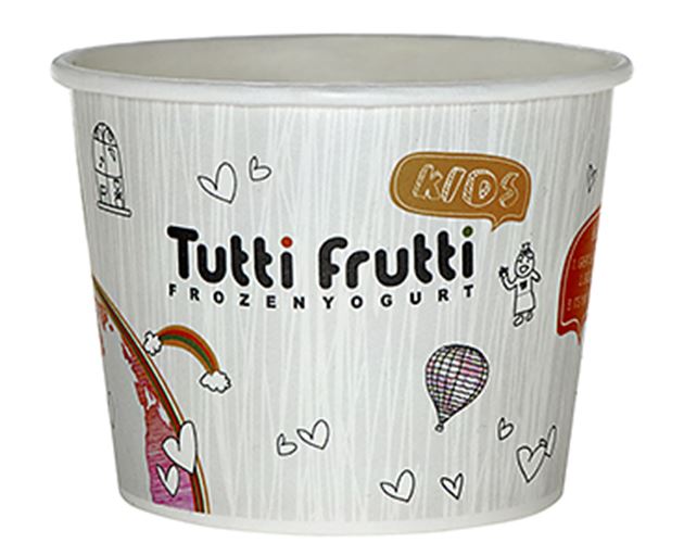 24 Oz. Paper Dessert/ Food Cup - Flexographic Printed