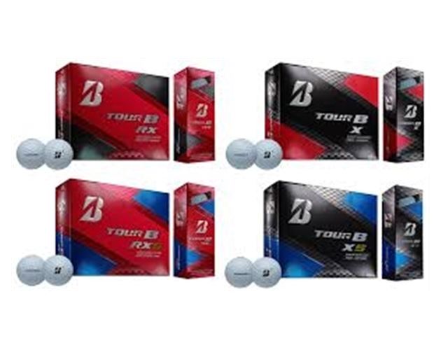 Bridgestone® 2018 Tour BX, BXS, BRX, BRXS Golf Balls