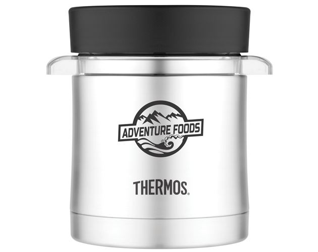 Thermos® Food Jar with Microwavable Container - 12 Oz. Black