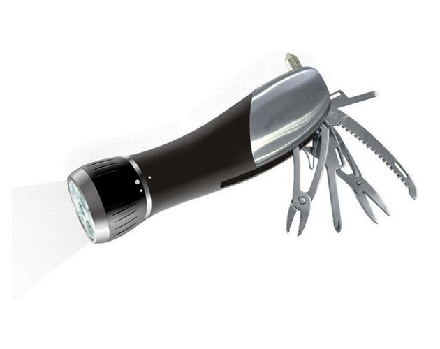 Car Safety Tools With Flashlight Seatbelt Cutter