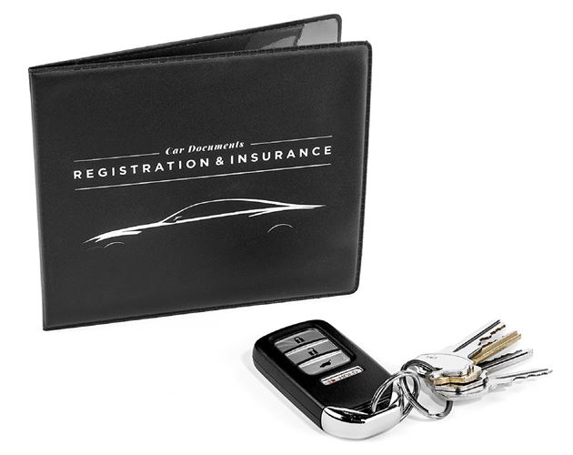 Car/Auto Glove Compartment Document Holder Case