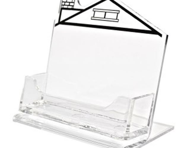 Real Estate Card Holder (3 1/2"x2"x3/4" Insert)