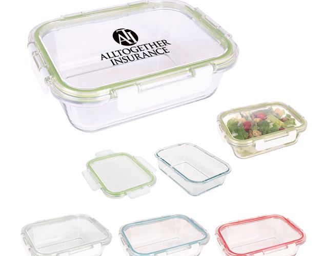 Fresh Prep Square Glass Food Container