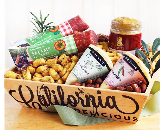 Artisanal Cheese and Salami Crate