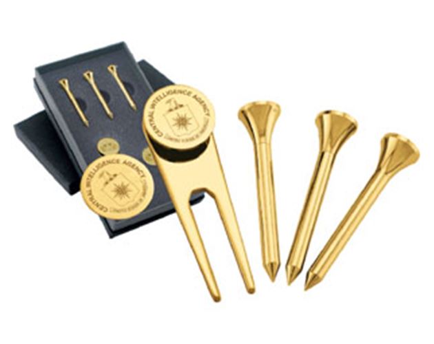 7"x3-7/8"x1-1/2" Metal Golf Accessories Screen Print Gift Set