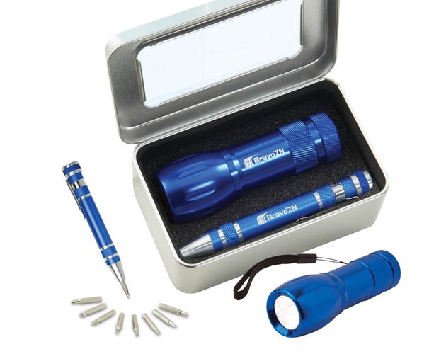 Gift set: FL01 Star Flashlight & KM401 Screwdriver set