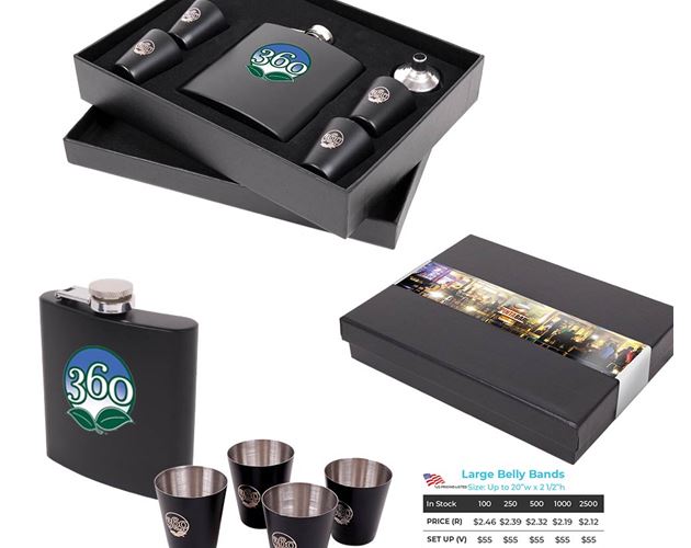 The Craignure Flask Gift Set (6 Oz.) (Direct Import - 10 Weeks Ocean)