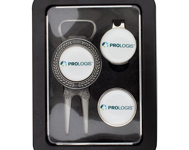 Deluxe Golf Gift Set - Divot Tool with Bottle Opener