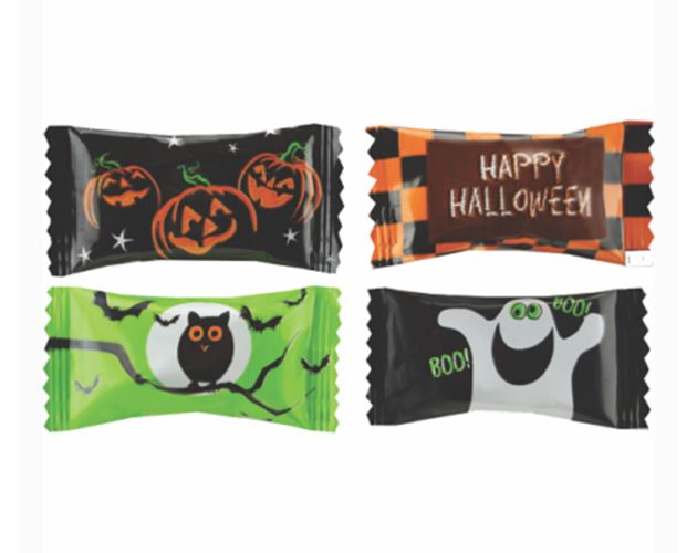 Pastel Buttermints in a Halloween Wrapper