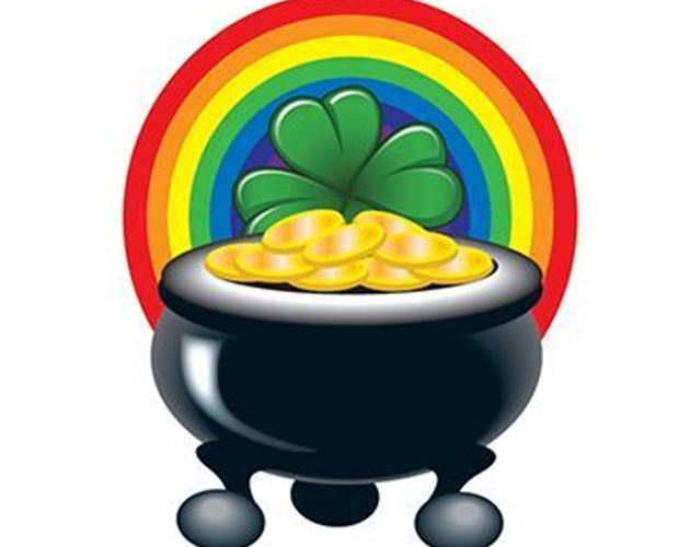Pot of Gold Temporary Tattoo