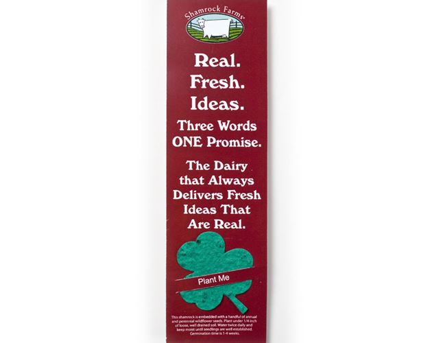 Seed Paper Shape Bookmark - Leaf: Clover Style Shape
