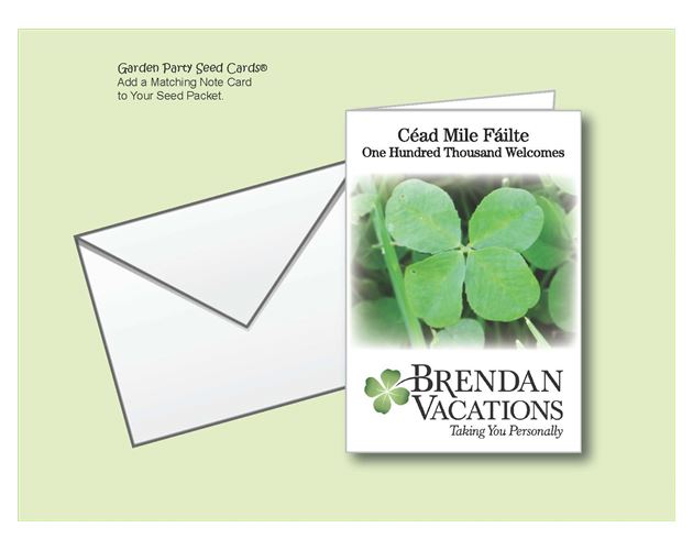 Garden Party® Clover Greeting Card w/Envelope