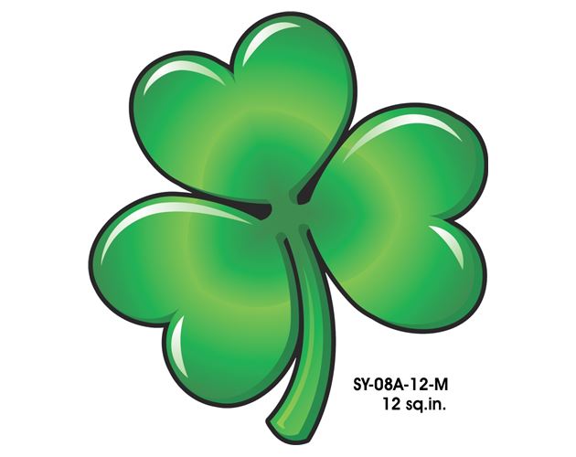 Shamrock Magnet w/ Full Magnetic Back (12 Square Inch)