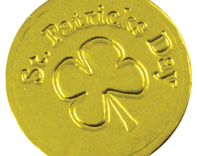 St. Patrick's Day Chocolate Coin