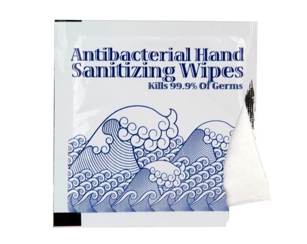 Stock Wet Wipe Singles