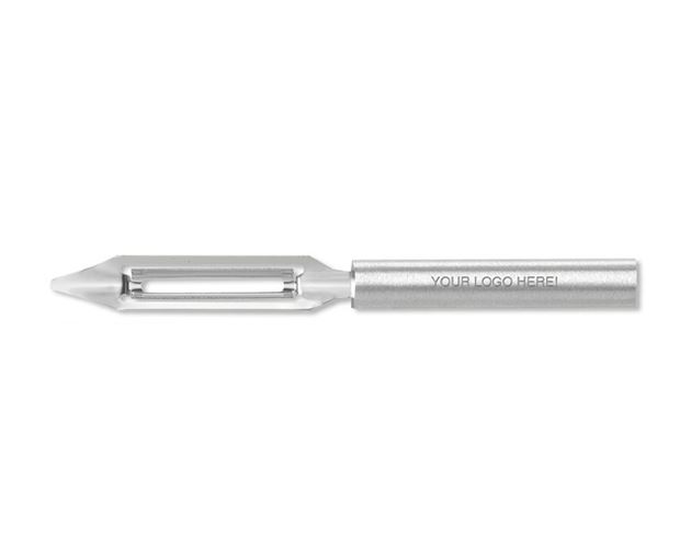 Vegetable Peeler w/ Silver Aluminum Handle