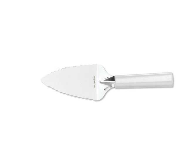 Serrated Pie Server w/ Silver Aluminum Handle