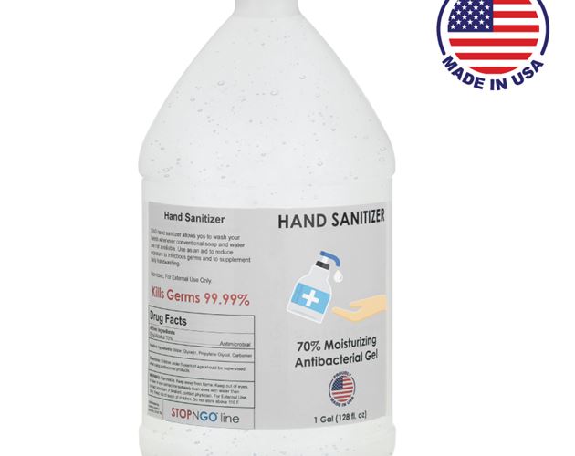 1 Gallon 70% Antibacterial Hand Sanitizer Gel