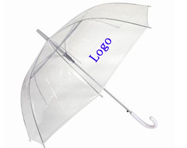 Promotion Logo Transparent Folding Umbrella